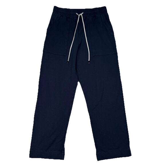 Zimmerli Melange Stretch Cotton Blend Navy Blue Sweatpants Women's Size Small - Picture 1 of 7